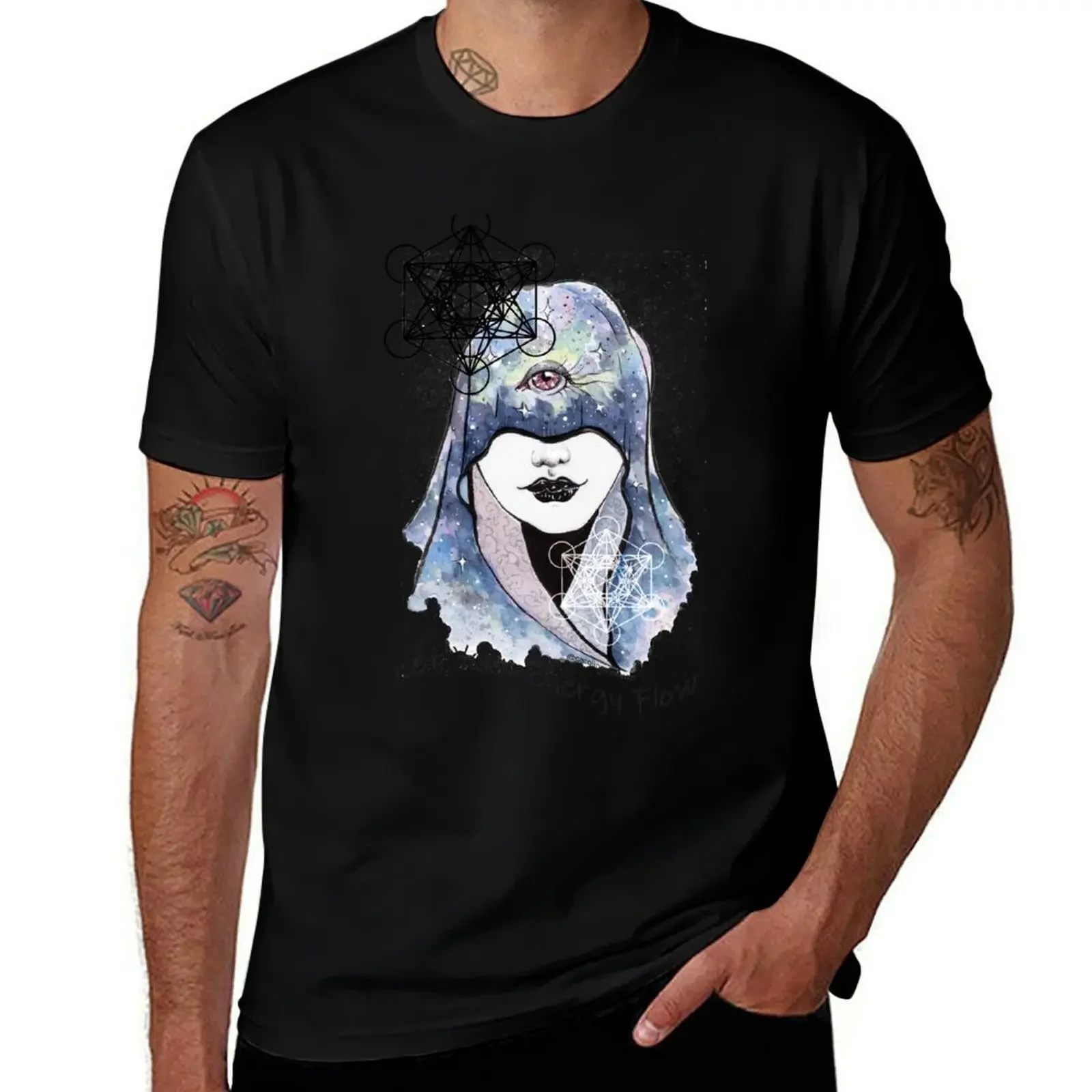 

Let Your Energy Flow T-Shirt anime tshirt street wear oversize t-shirts man heavyweight t shirts for men