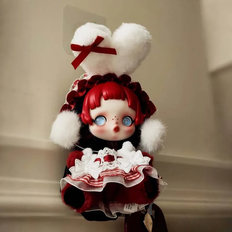 

Suitable For 13-15 Cm Doll Clothes Skullpanda Clothes Second-Generation Red Rabbit And Drooping Ear Rabbit Suit Excluding Dolls