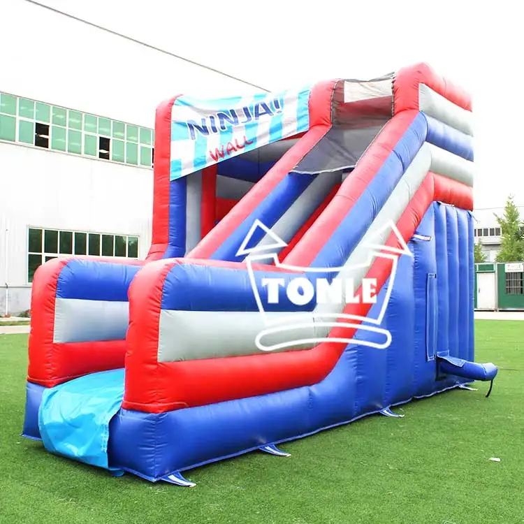 GlowMartNinja Warrior Karnevalsspiele aufblasbare Rutsche zu verkaufen