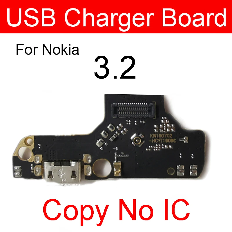 USB Charger Jack Board Module For Nokia 1.3 1.4 2.2 2.3 2.4 3.2 3.4 4.2 5.3 5.4 6.2 7.2 Usb Charging Port Connector Board Parts