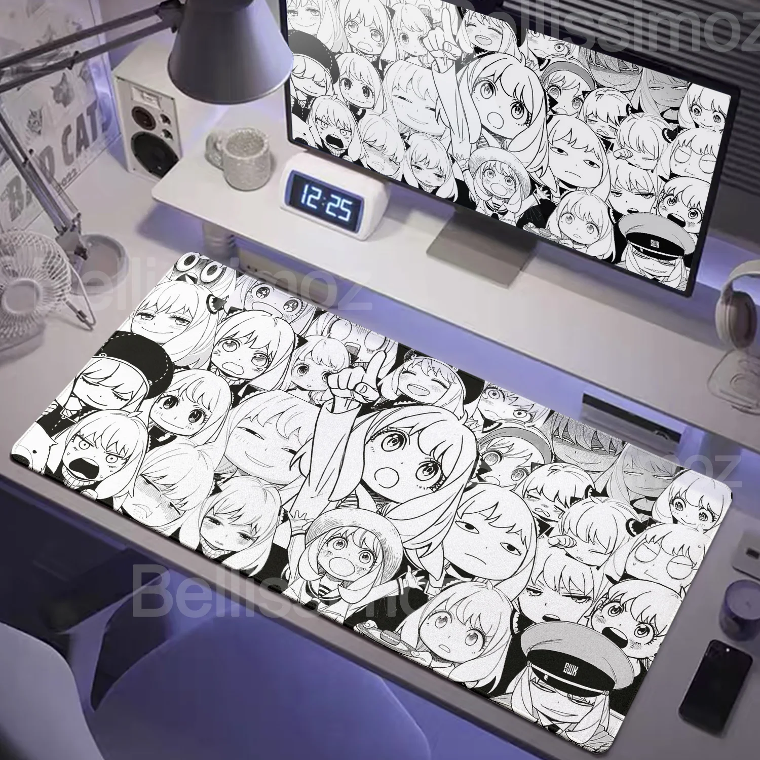 لوحة ماوس أنيمي جاسوس X Family Kawaii Anya Forger Loid Yor Bond Mousepad الكمبيوتر المحمول لوحة المفاتيح ملحقات الألعاب الكبيرة حصير مكتبي