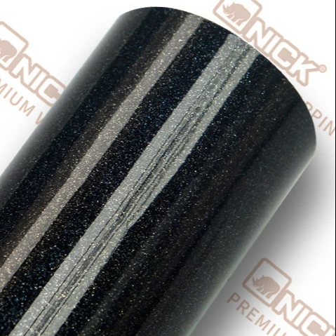 

Nick Gloss Black Panoramic Roof Glossy Magic Blue Gold for Glow in the Dark Tpu Car Wrap