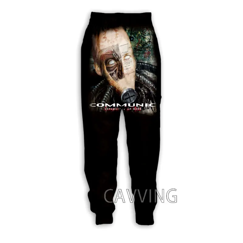 ใหม่แฟชั่น3D พิมพ์ COMMUNIC Rock Casual กางเกงกีฬา Sweatpants กางเกงผู้ชายขาสามส่วน Sweatpants กางเกงจ๊อกกิ้งกางเกง