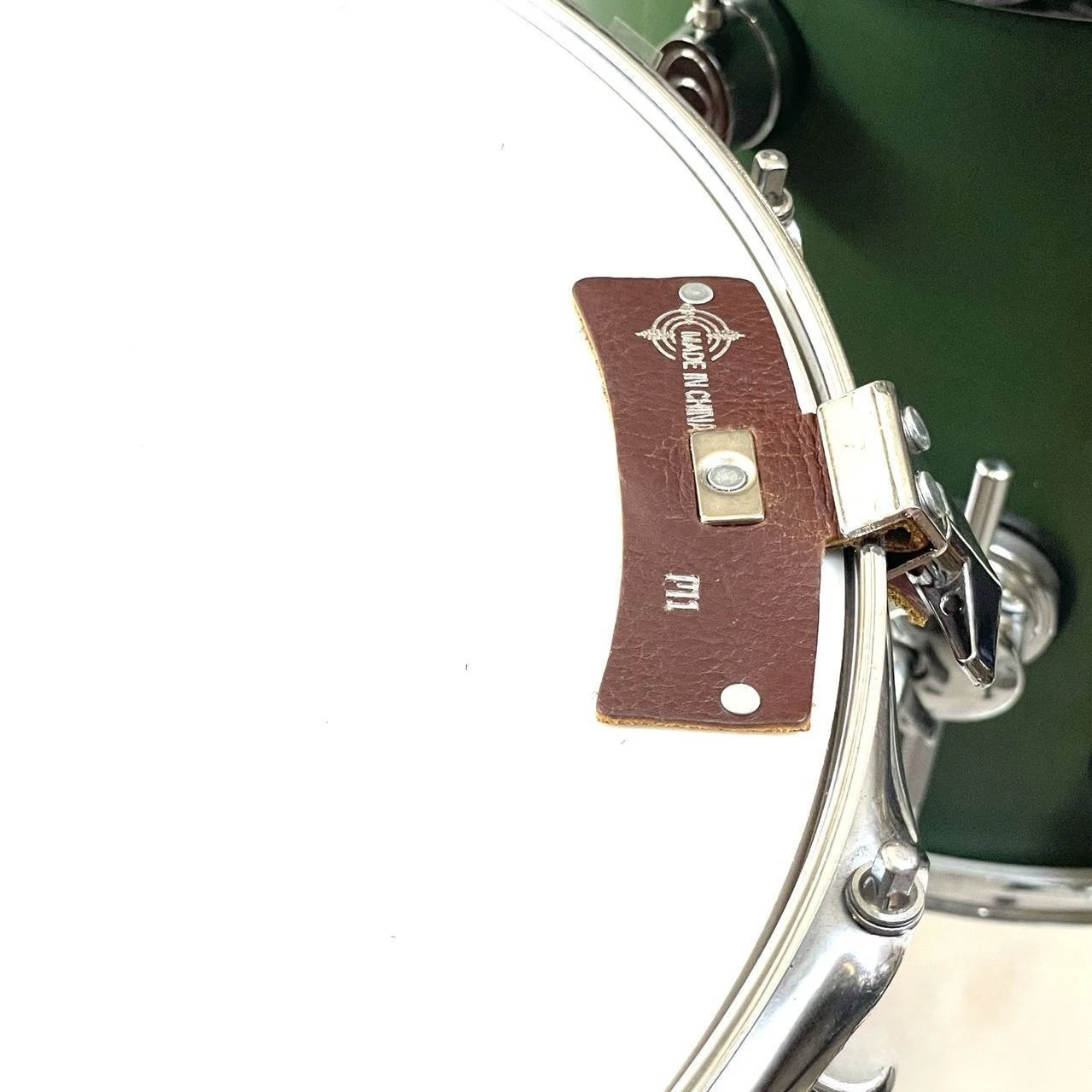 Drum Dampening Pad Practice Leather Musical Parts Professional Muffler Drum Damper Mute for Drum Kits Snare Indoor Outdoor Bass 4