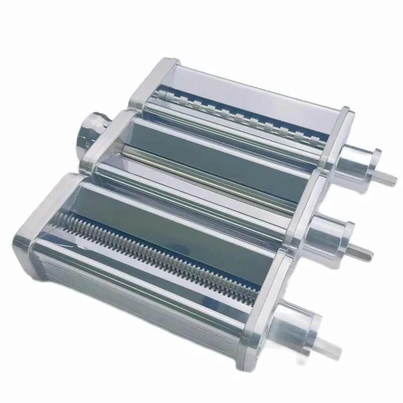 3 Piece Pasta Maker Attachment Set Compatible with Kenwood KVC5100T Stand Mixer, ISO Certified