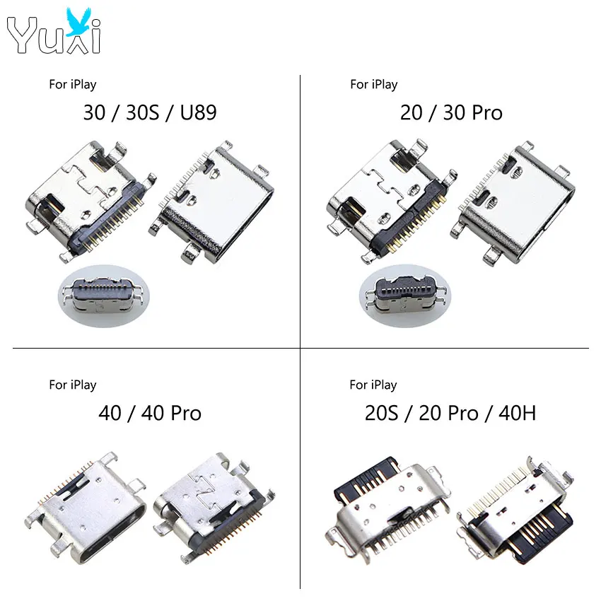 

YuXi 1-компонентный разъем USB-порта для зарядки Alldocube iPlay 20 20S 30 30S U89 40 Pro 40H USB-разъем для зарядного устройства, док-станция