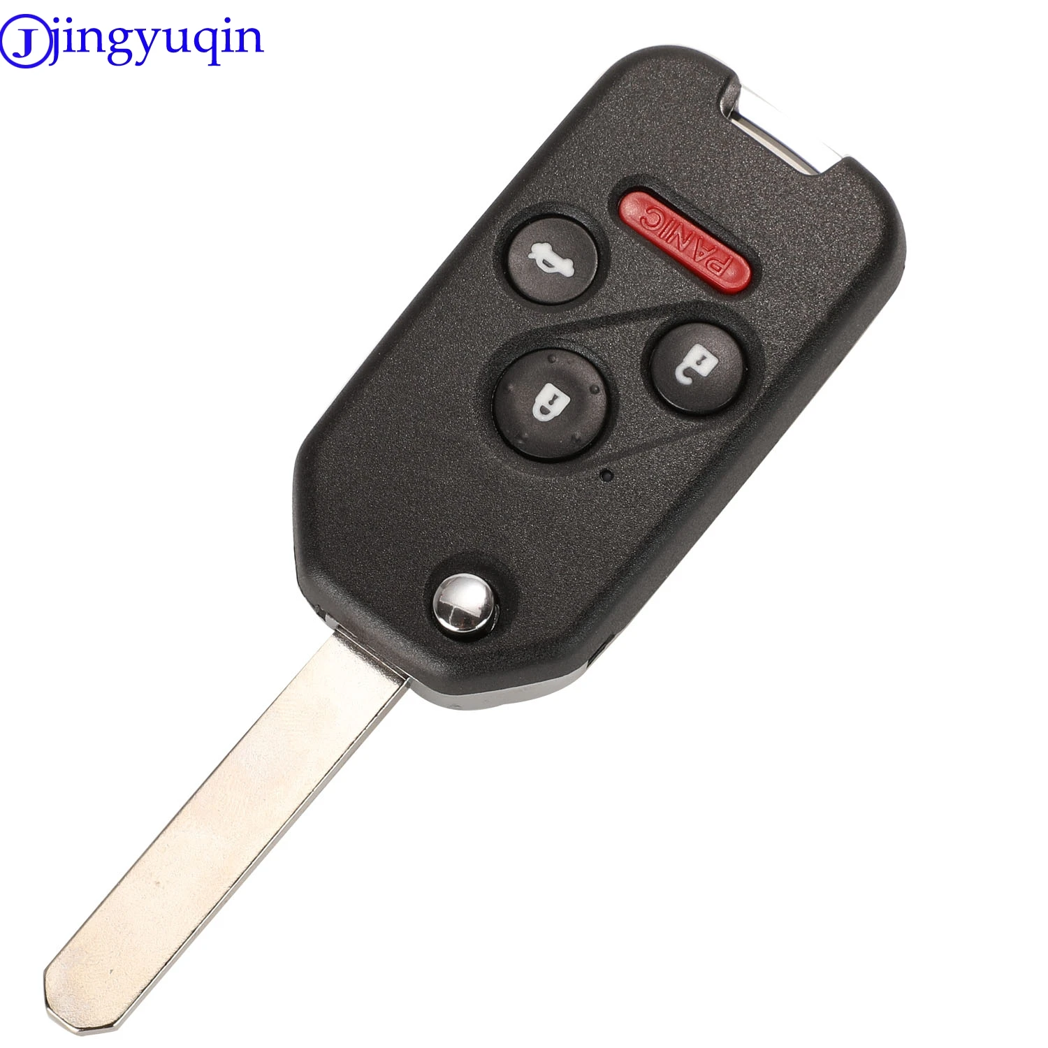 jingyuqin 2/3/4 Buttons Folding Flip Remote Key Shell Cover For Honda Odyssey Rigeline Accord CRV Civic With Panic Buttons