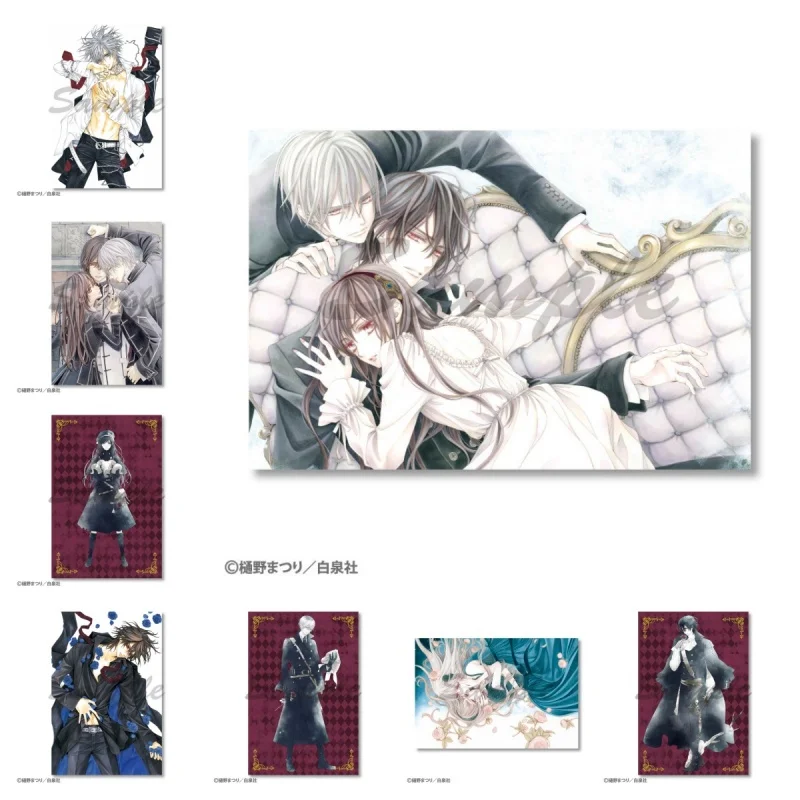 Decoración de dormitorio de Anime Vampire Knight, mercancía de personajes, tablero de acrílico de 15CM, regalos de colección para amigos