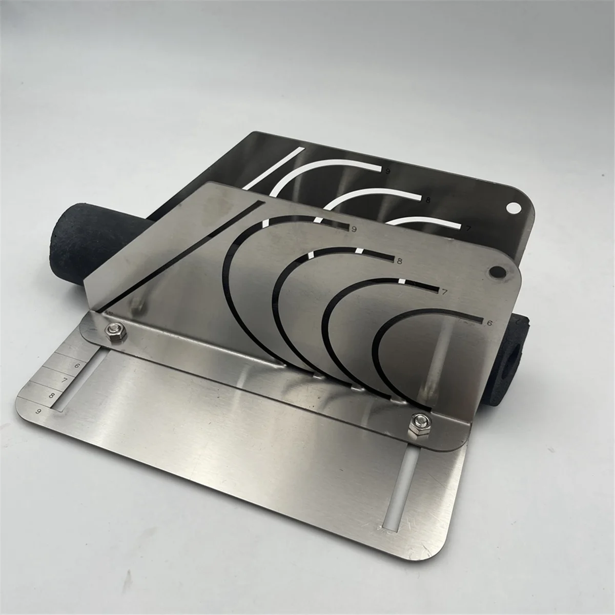 A64K 45° Rubber Insulation Pipe Cutter,Foam Pipe Cutter Tool Adjustable Insulation Cutting Fixture Pipe Cutting Guide S