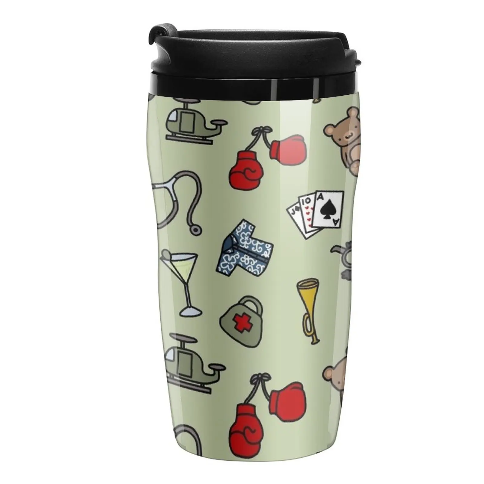 

New Martinis and Medicine Travel Coffee Mug Coffee Mug Vintage Cup Teaware Cafes Coffee Goods