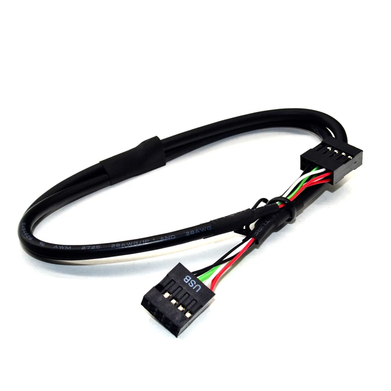 Cavo di prolunga USB2.0 a 9Pin da 30/60CM USB 2.0 cavo di prolunga moltiplicatore da 9Pin femmina a femmina maschio a femmina cavo dati a 9Pin