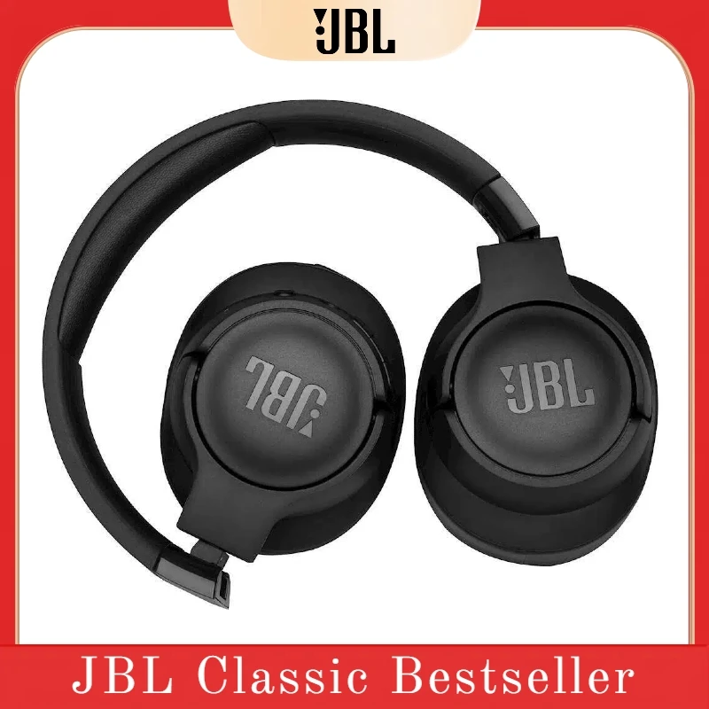 سماعات أذن لاسلكية JBL TUNE 700BT من Harman، Deep Bass، وقت تشغيل 27 ساعة، شحن سريع فوق الأذن للموسيقى/الألعاب #1