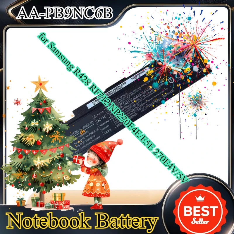 

Сменная батарея AA-PB9NC6B для Samsung R428 RF712 NP270E4E/E5E 270E4V/5V 11.1V 4400mAh