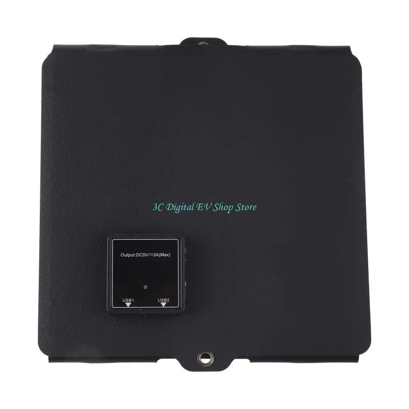 

E74D Flexible Sunpower Battery 15W ETFE Solar Panel for Cellphone Camera Outdoor Camping Power Source