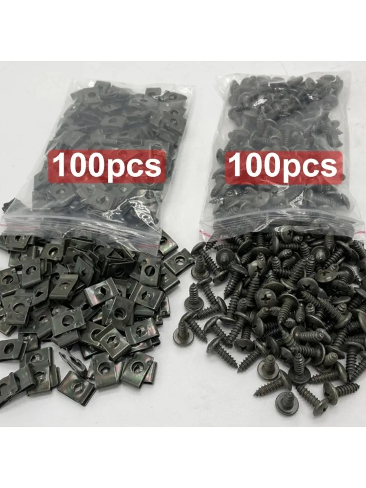 AliExpress NONE Heavy duty u profile self tapper screws for sheet metal 100 count suit for car bike and general mechanical fixing