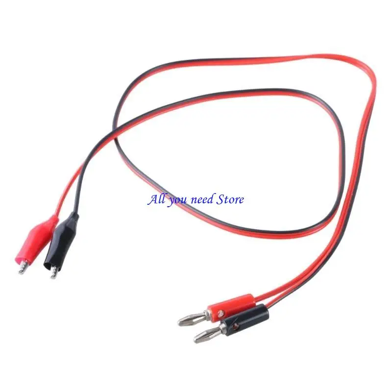 K9FB Power Plug to Alligators Clip Cable Double Alligators Clips Power Test Cable