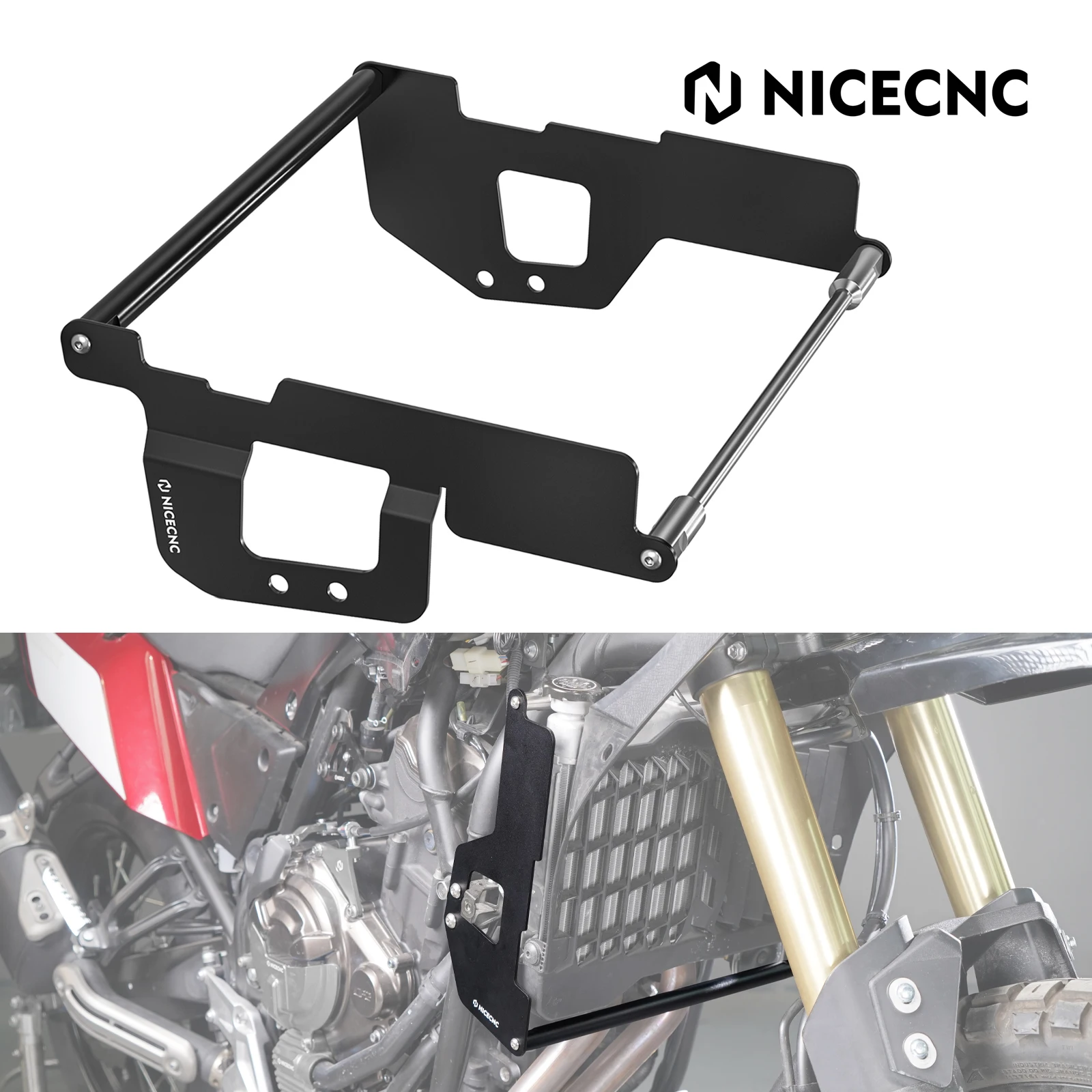 

Motorcycle Steel Radiator Protection Frame for Yamaha Tenere 700 XTZ700 Tenere700 T700 2019 2020 2021 2022 2023 2024 2025