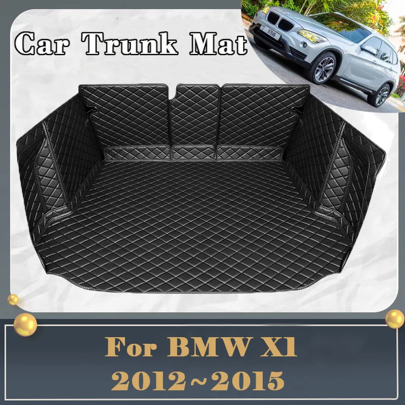 

Car Trunk Mat For BMW X1 E84 2012 2013 2014 2015 Dirt-resistant Fully Surrounded Trunk Mat Rear Cargo Tray Car Accessories