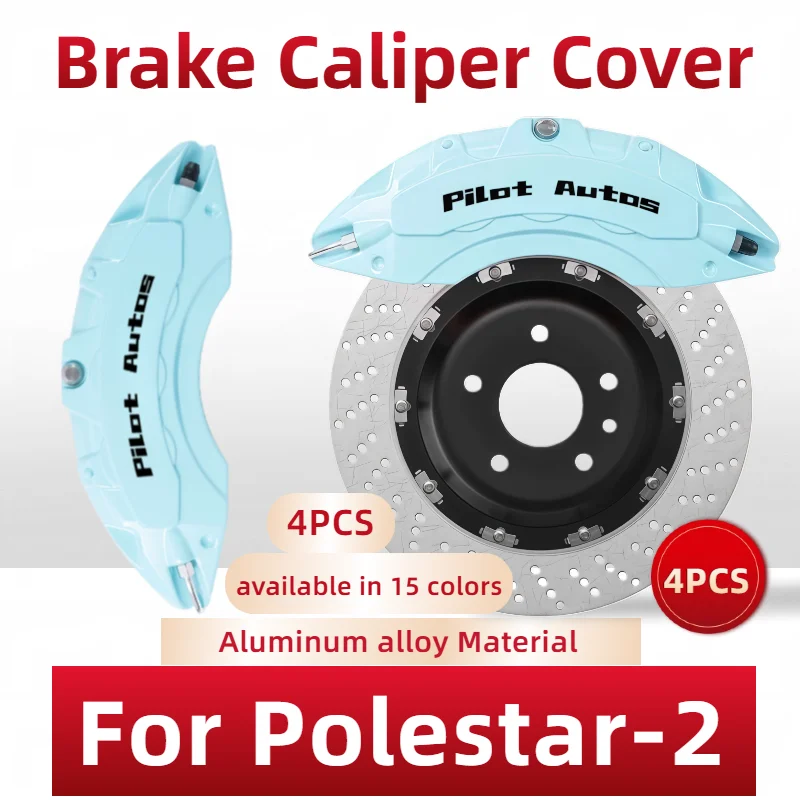 

Pilot Autos For Polestar Car Brake Caliper Cover Aluminum Metal For Polestar 170KW 300KW 2021 300KW 2020