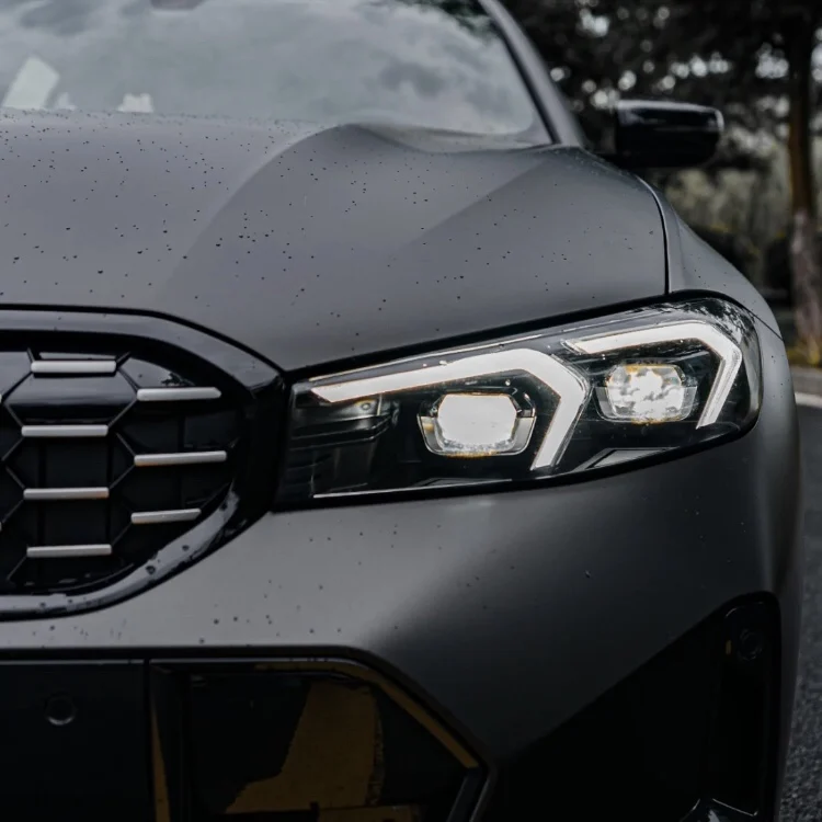 Film Stiker Pembungkus PPF Satin Matte Hitam Berkualitas Tinggi, Self-Healing, Ubah Warna Bodi, TPU Pelindung Cat Mobil, Warna PPF