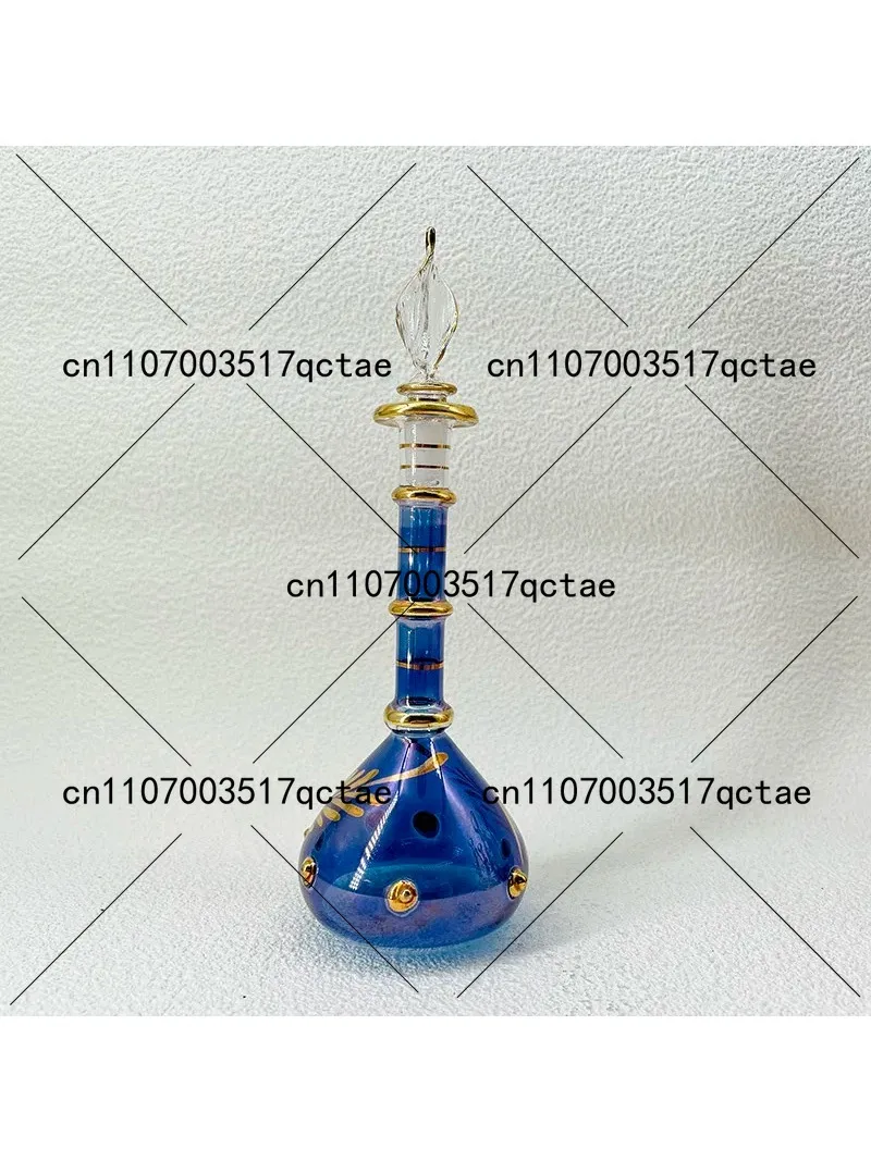 Egyptian Characteristic Flavor Bottle 13cm Essential Oil Bottle Glass Jewelry Ornament Diffuser Jewelry Travel Souvenirs