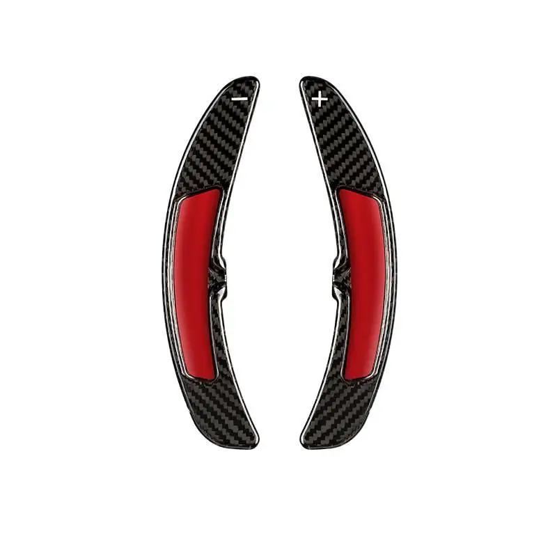 

For Porsche Cayenne Panamera Macan 911 718 Real Carbon Fiber Car Steering Wheel Shift Paddle Shifter Extension Replacement