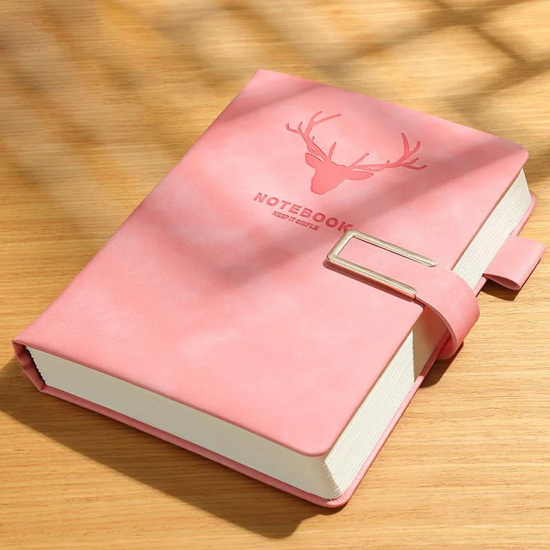 200 Seiten A5-Leder-Notizbuch mit Leder-Notizbuchhülle, personalisierter Softcover und Lesezeichen, perfekt für Unternehmen, Besprechungen – Detail 15