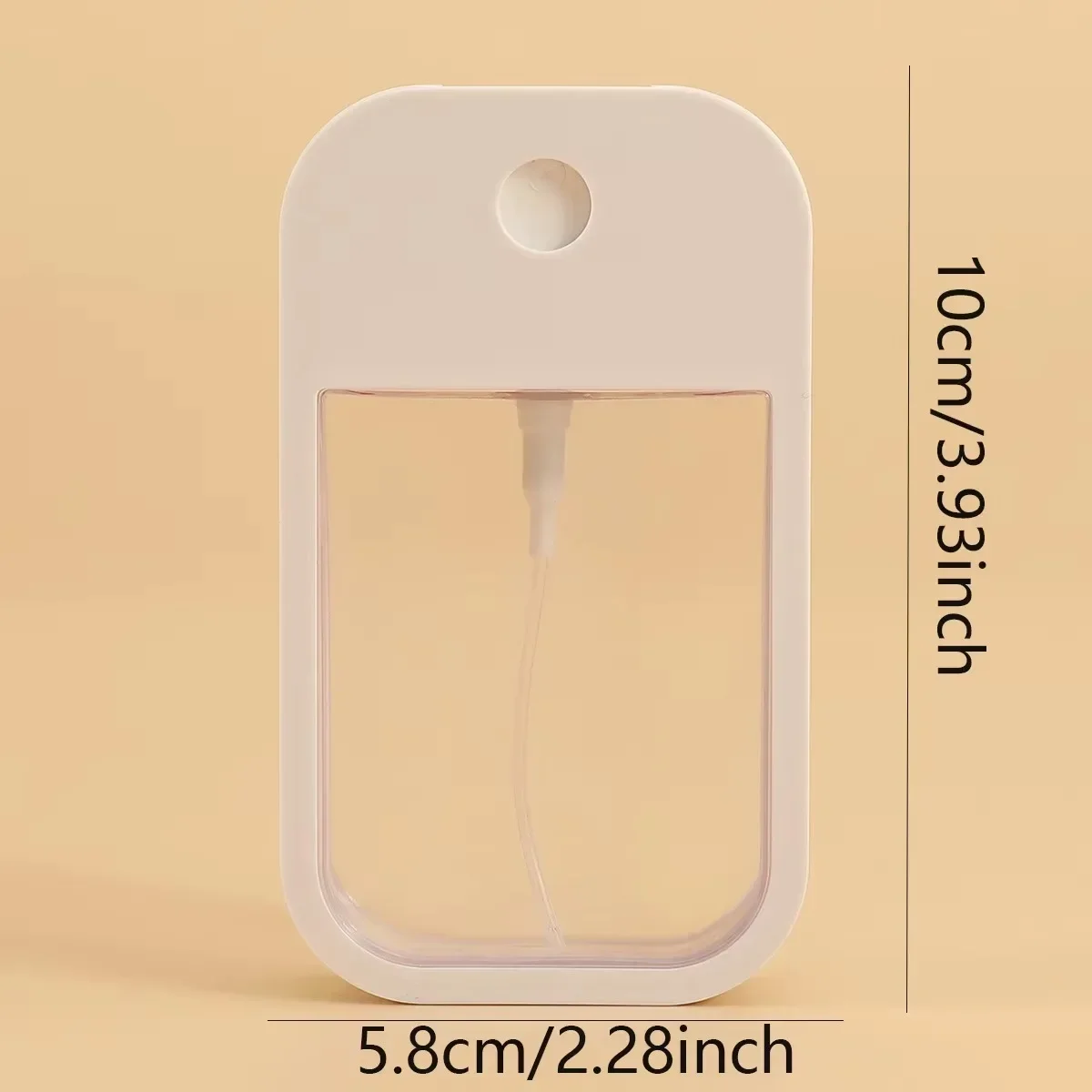 Nowe 45ml kolorowe przenośne butelki na płyn do dezynfekcji rąk z alkoholem, mini butelki w formie karty, podróżne butelki do rozpylania, kosmetyki do ponownego napełniania, butelki z pompką.