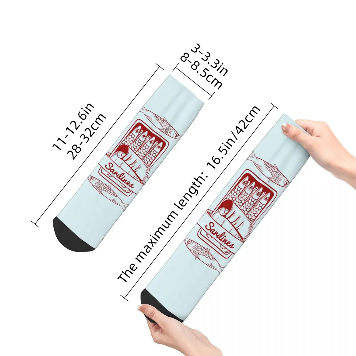 جوارب من القصدير من سردين، جوارب هاراجوكو فائقة النعومة، ملحقات جوارب لجميع المواسم لهدايا للجنسين #3