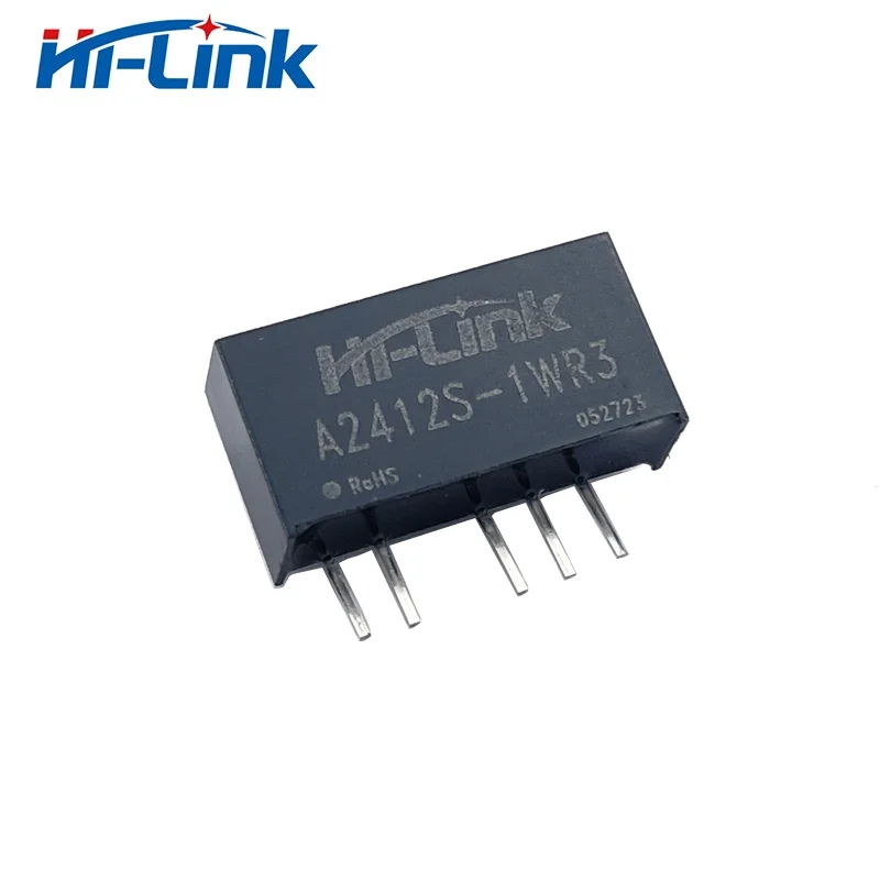 

Hi-Link, 10 шт., бесплатная доставка, стандартная одинарная выходная мощность, 1 Вт, 5 В до 5 В постоянного тока, изолированный импульсный модуль питания