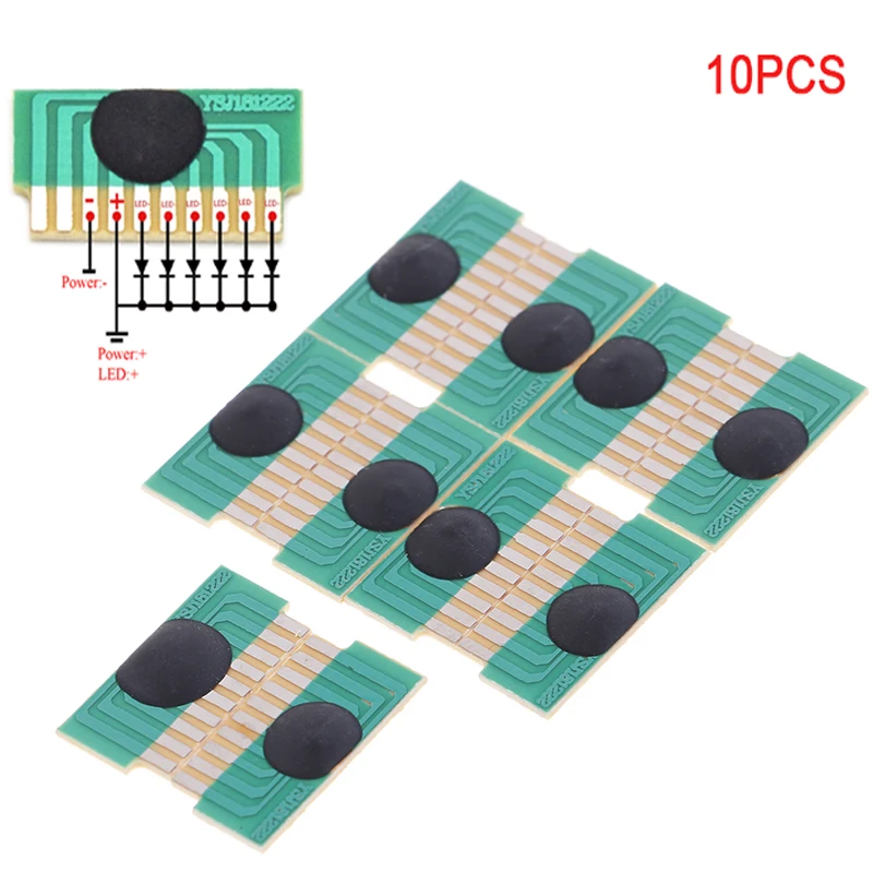 10pcs DIY 6-LED LEDs 3-4.5V Flash Chip COB LED Driver Cycle Flashing Control Board Module IC Electronic