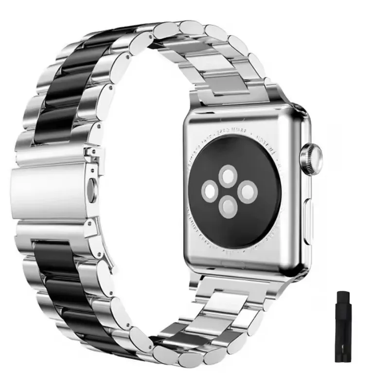 Metallarmband für Apple Watch Ultra 49 mm 9 8 7 45 mm 41 mm Edelstahlarmband für IWatch 6 5 SE 3 44 mm 42 mm 38 mm Uhrenarmband