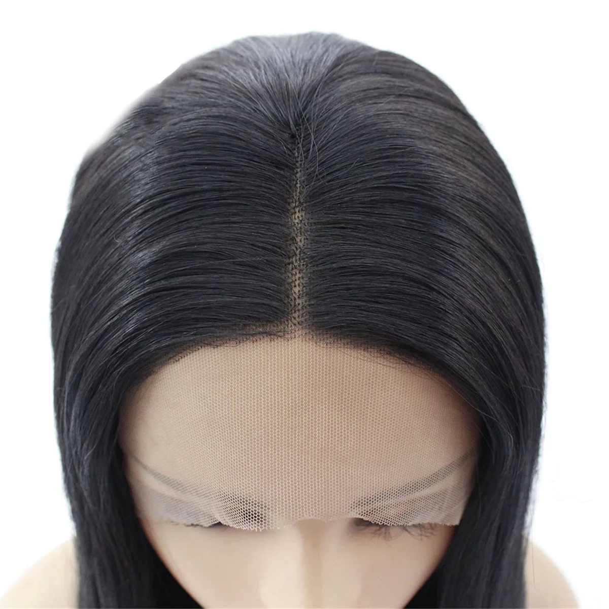 Wig penutup renda depan 12 inci Wig rambut Bob halus untuk wanita Wig rambut Remy lurus