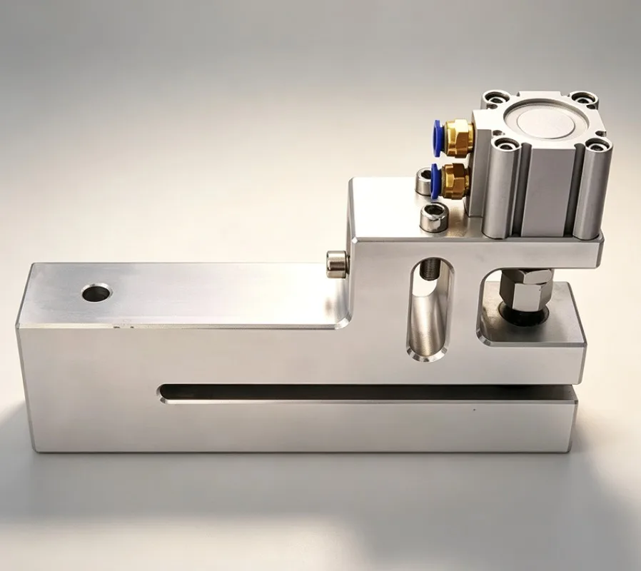 Pneumatic Round Hole Puncher 2-10mm for PP/PE Film, 150mm Material Width Plastic Bag Punching Machine
