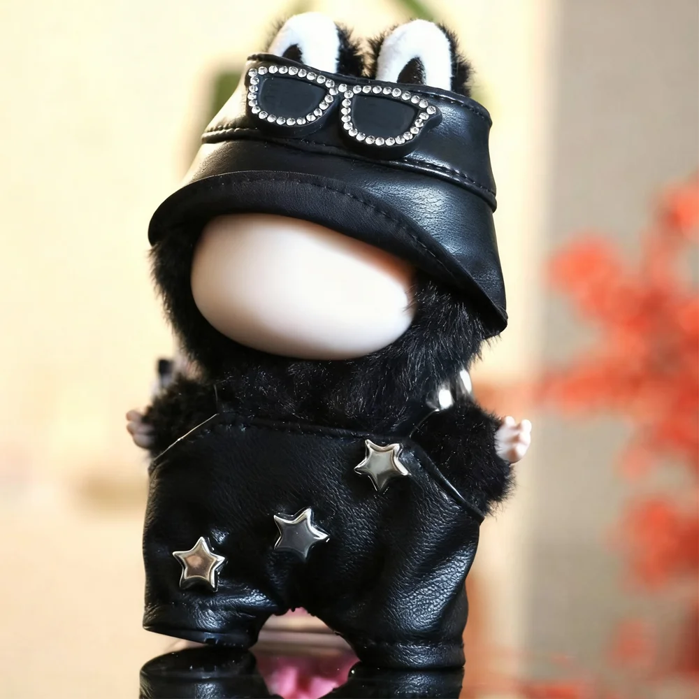 ชุดเอี๊ยมตุ๊กตาขนาดเล็กสำหรับตุ๊กตา Labubu ขนาด 4.0 นิ้ว อุปกรณ์เสริมชุดคอสตูมตุ๊กตาไอดอลเกาหลีขนาด 10 ซม. เสื้อผ้าหรูหราสำหรับตุ๊กตา DIY ของตกแต่งพวงกุญแจ