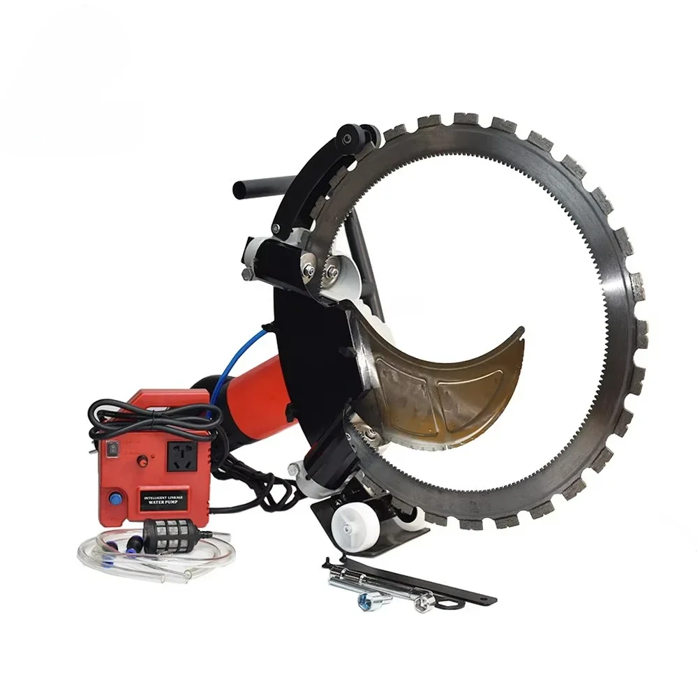High Quality Industrial Electric Handheld Wall Cutter Brushless Motor Ring Saw with Wet Concrete Cutting Features