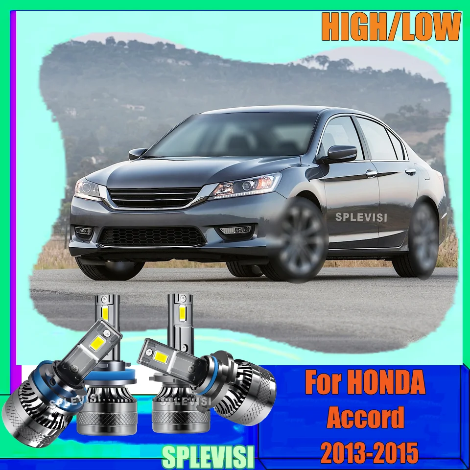 

High Bright 9005 H11 Headlight Enhanced Road Safety & Visibility for Both Hi/Low Beam Driving For Honda Accord 2013 2014 2015