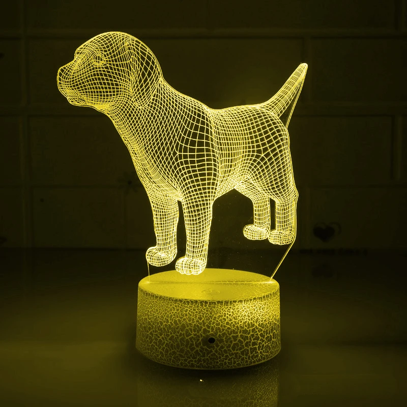 Nighdn-Veilleuse LED 3D en Acrylique pour Chambre d\'Enfant, Luminaire Décoratif d\'Nik, Idéal comme Cadeau d\'Anniversaire