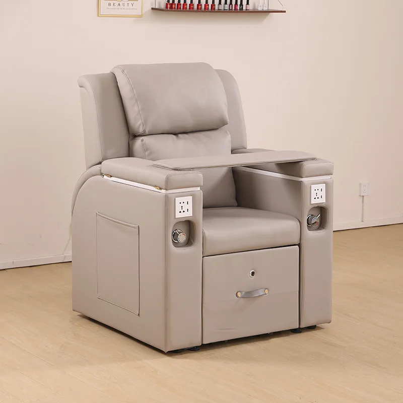 Nail Salon Sofa, Multi-Function Electric Pedicure Chair, Beauty Spa Massage Seat, Manicure Pedicure Furniture, Lash Beauty Couch