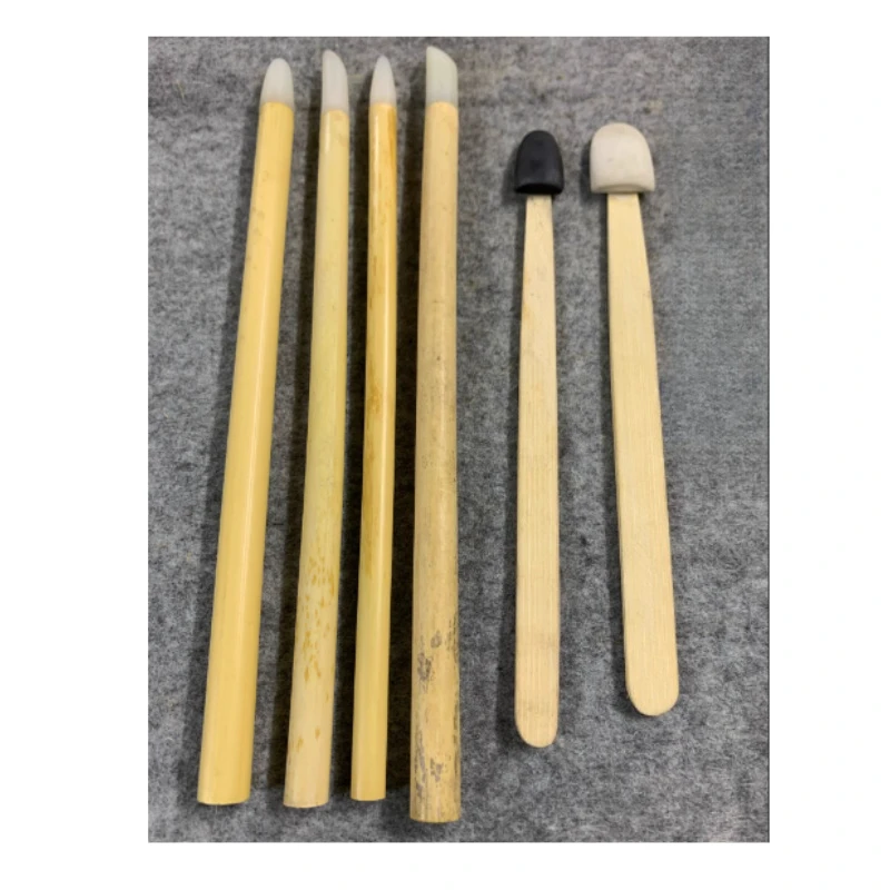 Ceramic Clay Sculpture Pen Set/Handmade DIY Ultra-light Clay Purple Clay Making Small Statues/teapots Auxiliary Tool Carving Pen