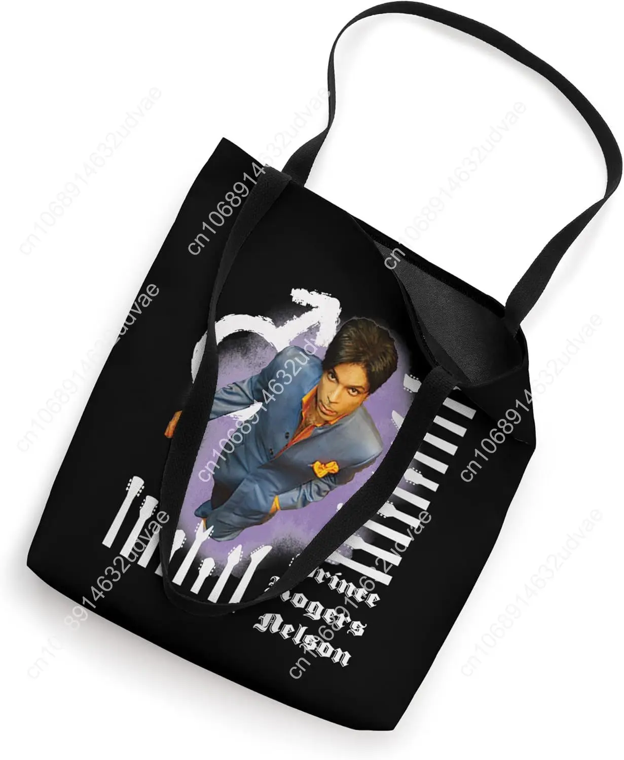 PRINCE-008_Back Borsa tote stampata