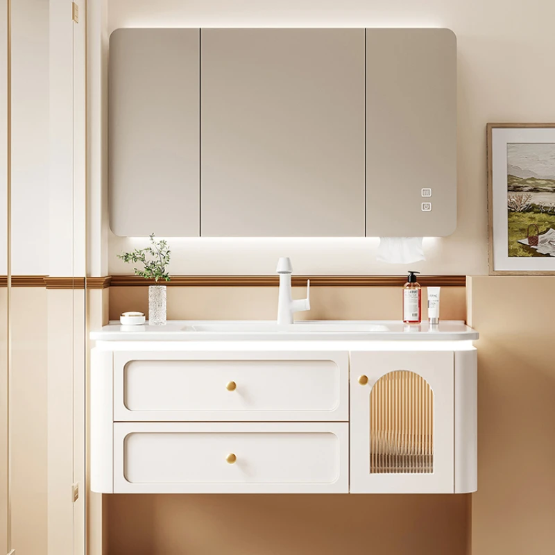 

Closed Storage Toilet Cabinet Bathroom Drawer Column Wall Furniture Sinks Towel Space Saving Kit Mirrors Washbasin Mdf Narrow Wc