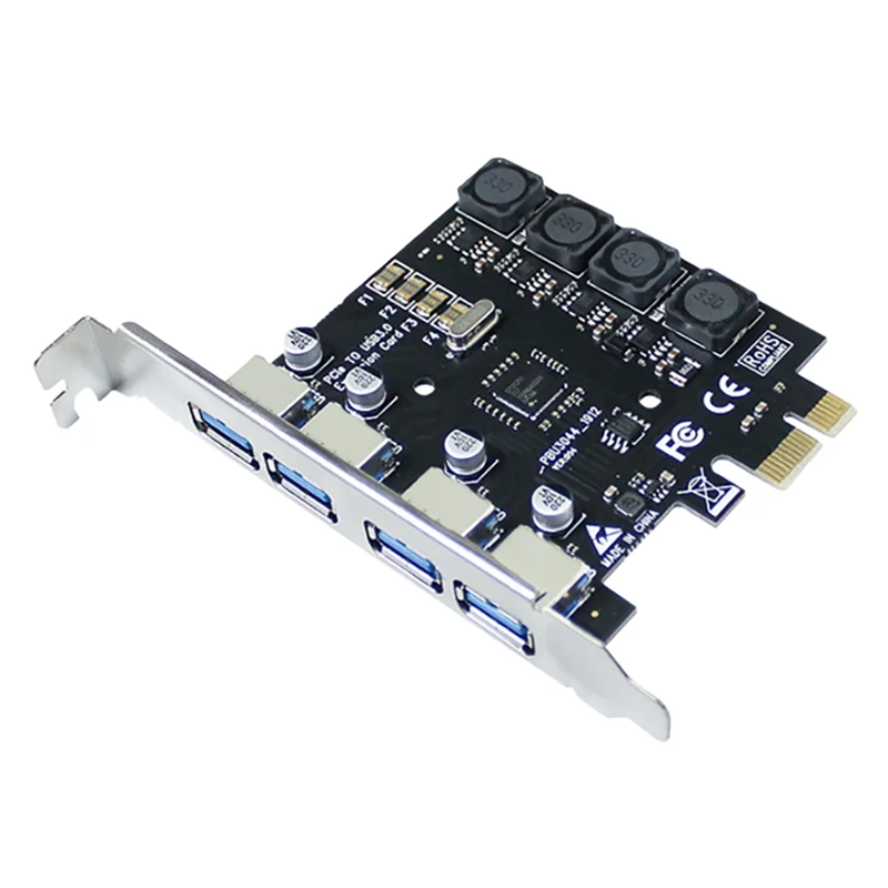 Top-USB3.0 Expansion Card PCI-E To USB 3.0 Express Card For Desktop