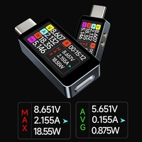 USB Type C Digital Display Voltages and Current Meter PD3.1 Tester for Phone and Computer Charging Detection