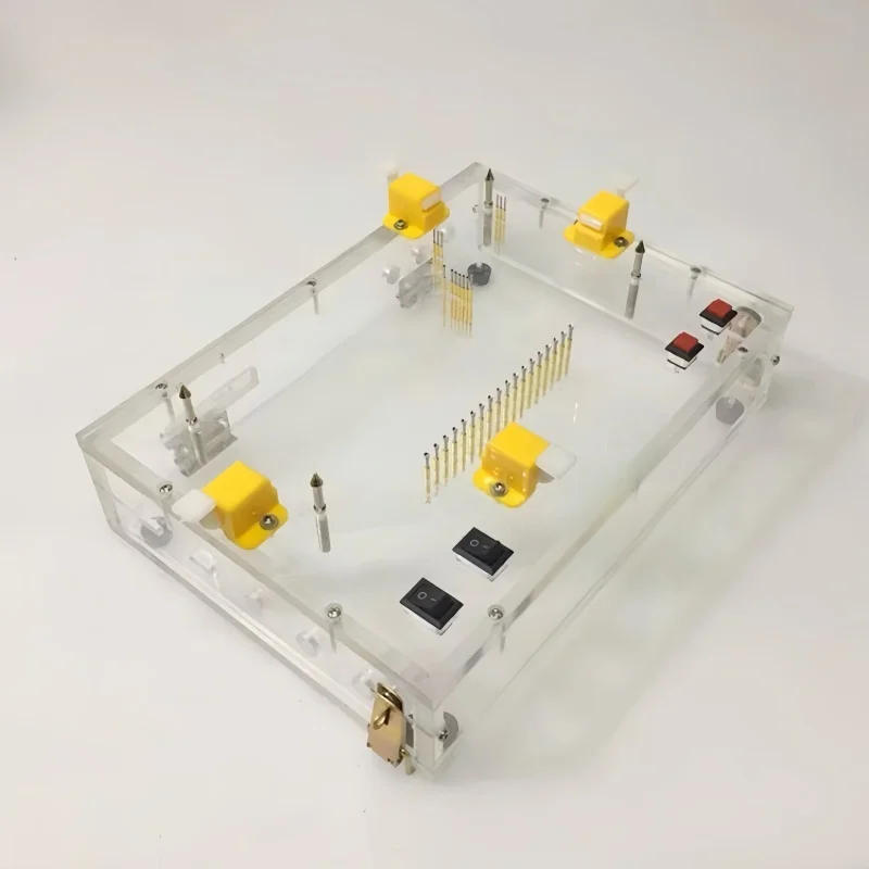 

10/50PCS Electronic Test Tool Pointed Positioning Needle Length 37mm Dia 6.0mm Nickel Plated Spring Test Electronic Pin Dowels