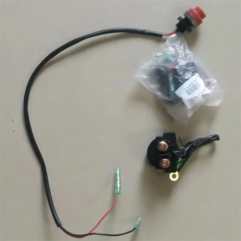 CABLEDT40 Electric Start Kit Compatible With Suzuki 2T 40HP Outboard Boat Engine Replacement Parts