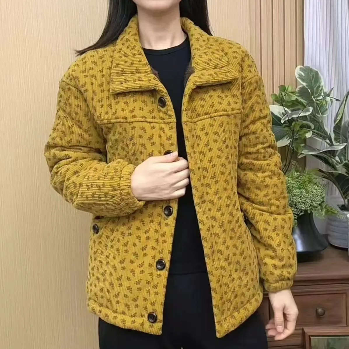 

Пуховик в западном стиле, женские парки, зимняя новая теплая хлопковая стеганая куртка, женская верхняя одежда для мам, пальто с лацканами среднего возраста, топы