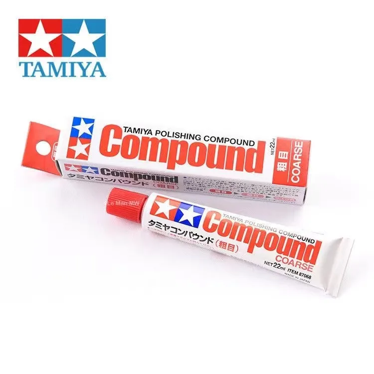 Tamiya TA-87068 Coarse Mesh 87069 Fine Mesh 87070 Very Fine Mesh Model Polishing Compound Mirror Polishing Paste