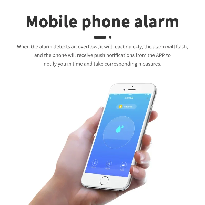 Tuya Smart Water Leakage Alarm, Sensor De Vazamento De Água, Detector De Alerta De Inundação, Sistema De Alarme De Segurança De Transbordamento, Alarme Em Casa, Wi-Fi, ZigBee