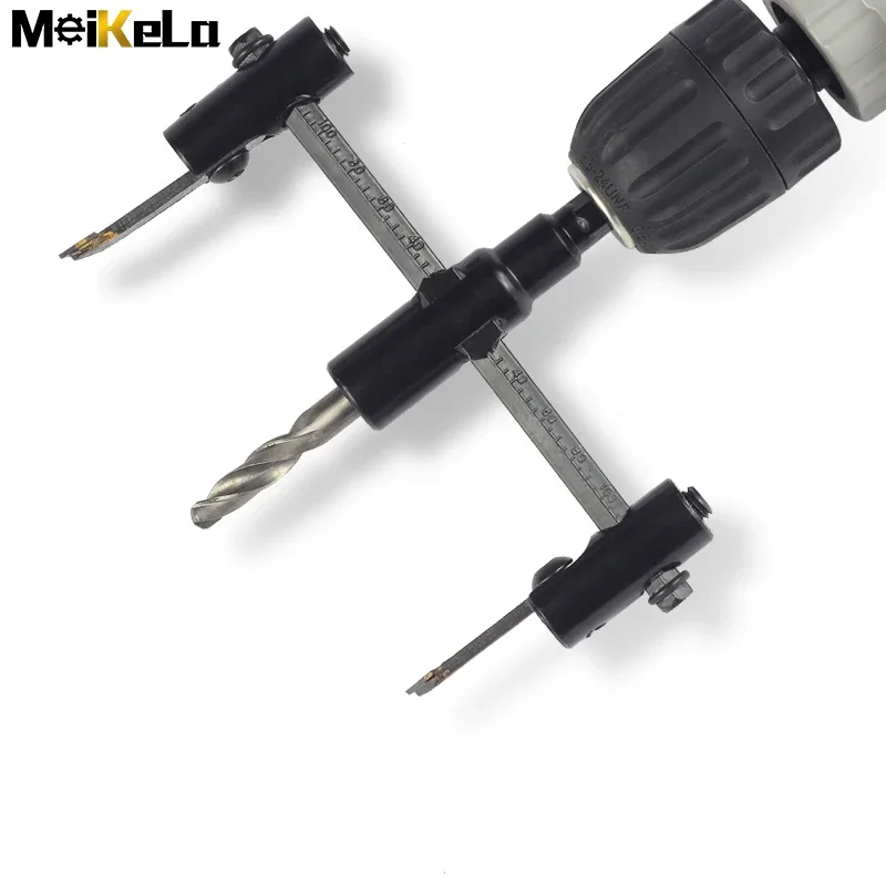 120/200/300 مللي متر قابل للتعديل دائرة ثقب القاطع الخشب دريوال مثقاب الخشب المنشار شفرة تقطيع مستديرة نوع الطائرات لتقوم بها بنفسك أداة